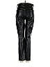 Gap 100% Polyester Black Faux Leather Pants Size 2 - photo 2