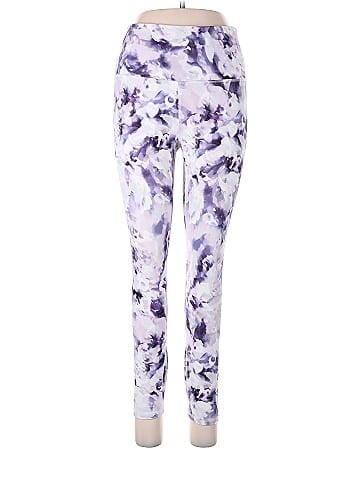GAIAM Multi Color Purple Active Pants Size M - 50% off