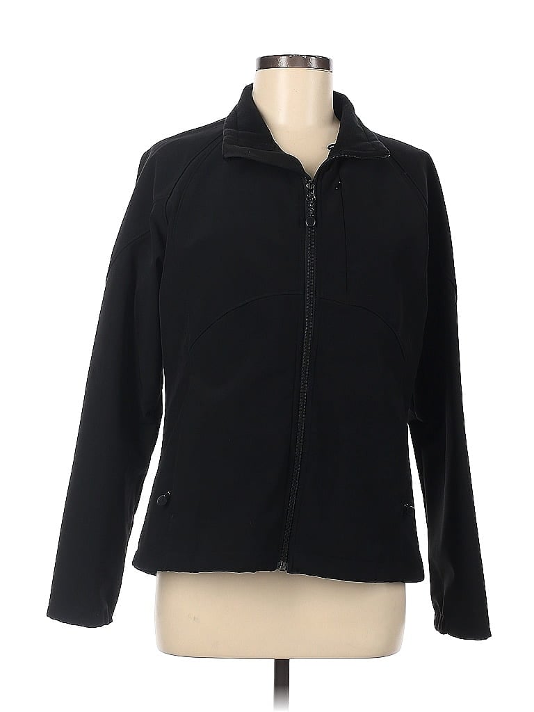 Black Diamond Solid Black Faux Leather Jacket Size M - 74% off | ThredUp