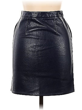Naf Naf Faux Leather Skirt (view 2)