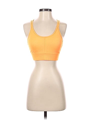 Fabletics Yellow Sports Bra Size S - 56% off