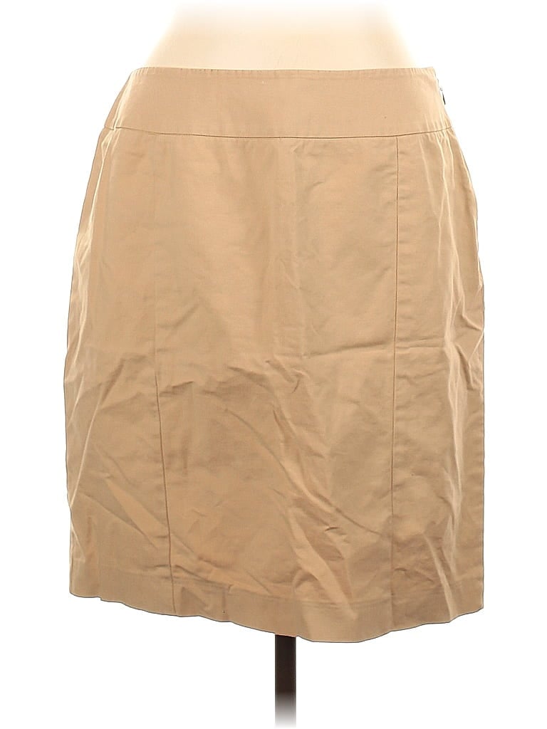 Pre-owned Lafayette 148 Casual Skirt In Brown
