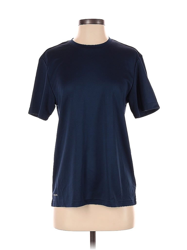 Athletic Works 100% Polyester Blue Active T-Shirt Size S - photo 1