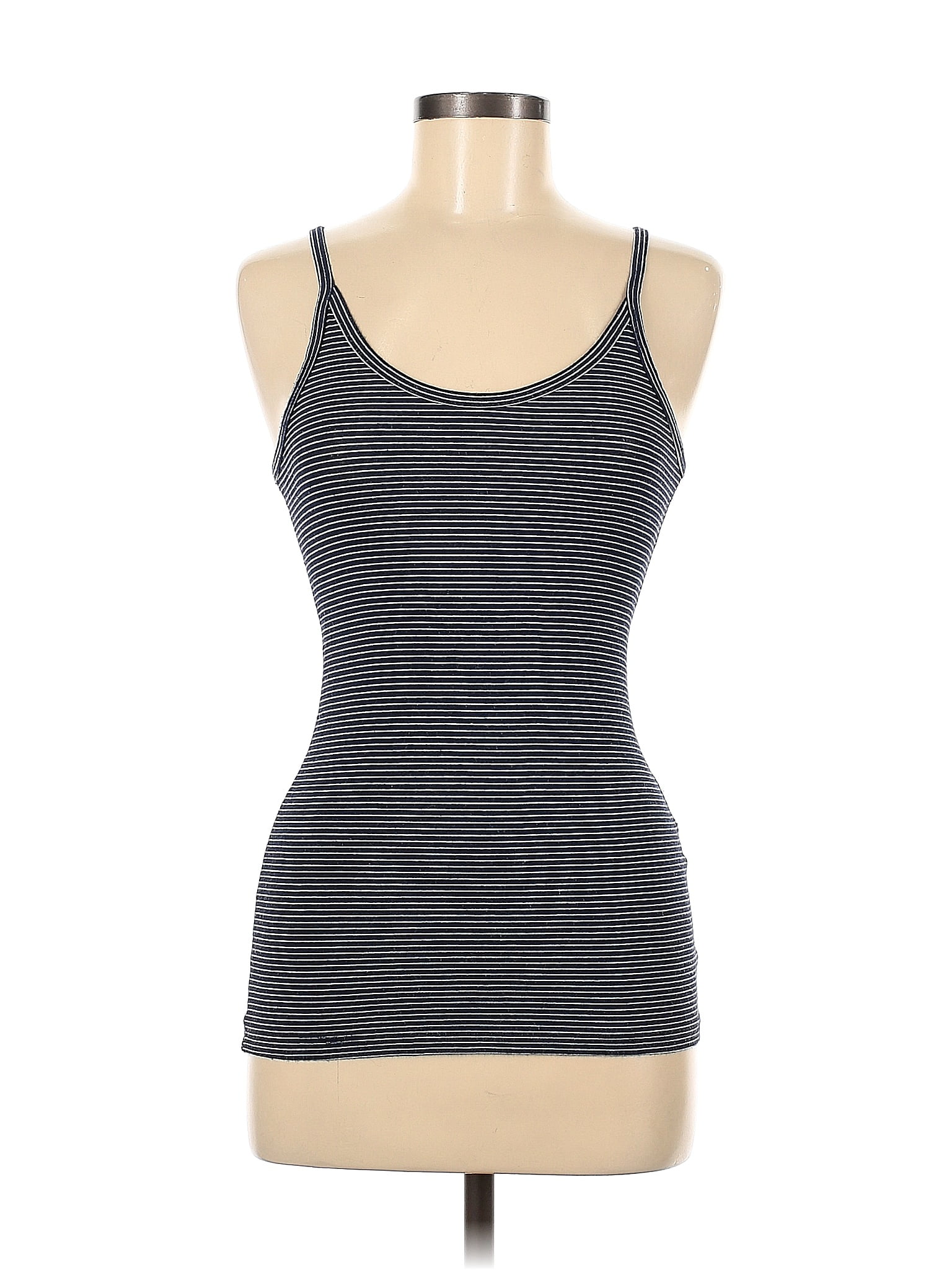 Brandy Melville Stripes Multi Color Gray Tank Top One Size - 36% off
