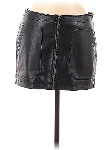 Leather skirt shop size 8