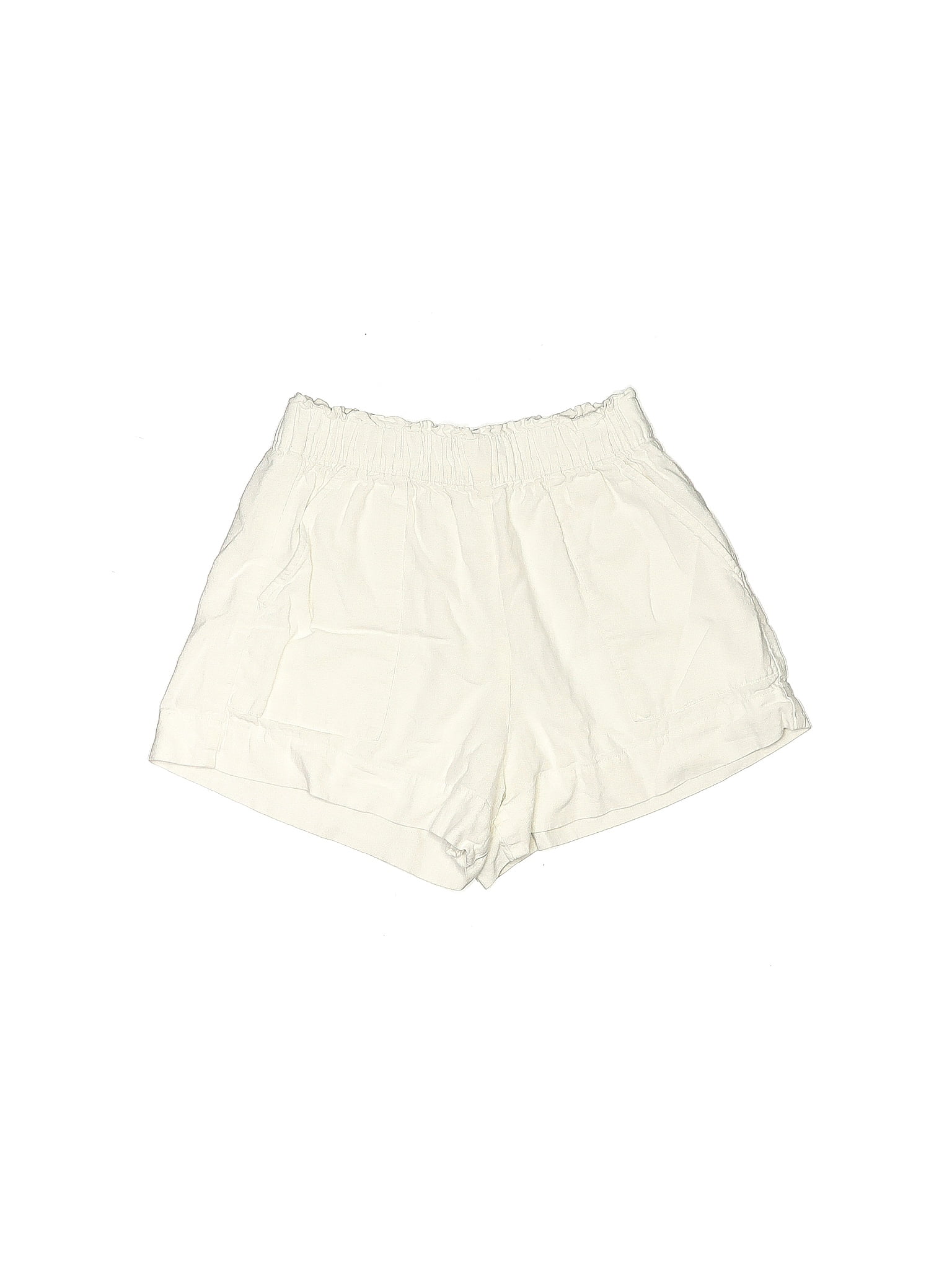 Abercrombie & Fitch Solid Ivory Shorts Size XS 67 off ThredUp