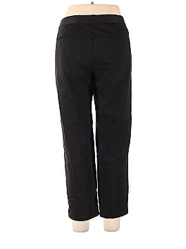 A New Day 100% Polyester Solid Black Casual Pants Size 12 - 56