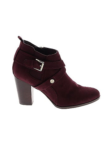 Tommy hilfiger hotsell burgundy boots