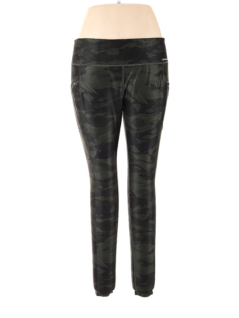 Eddie Bauer Camo Multi Color Green Leggings Size XL 68 off ThredUp