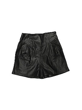 Dee Elly Faux Leather Shorts (view 1)