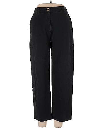 Talbots Solid Black Dress Pants Size 10 (Petite) - 77% off