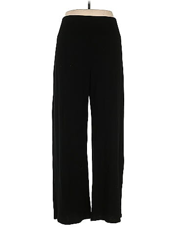 Soft Surroundings Women's XL Black Polyester Pull On Pants