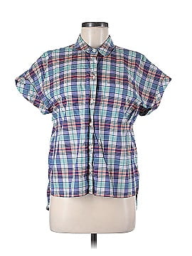 L.L.Bean Signature Short Sleeve Button-Down Shirt (view 1)