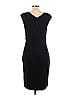 Magaschoni Solid Black Casual Dress Size 10 - photo 2