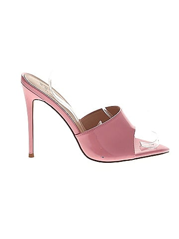 FEMME Solid Pink Heels Size 38 (EU) - 65% off | ThredUp