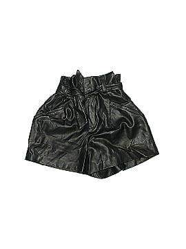 Trafaluc by Zara Faux Leather Shorts (view 1)