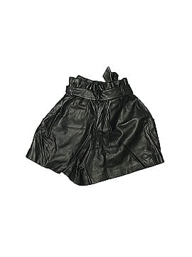 Trafaluc by Zara Faux Leather Shorts (view 2)