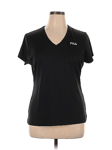 Plus size fila cheap t shirt