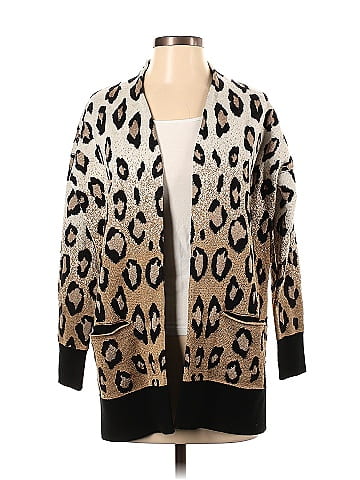 Ann taylor leopard cardigan sale