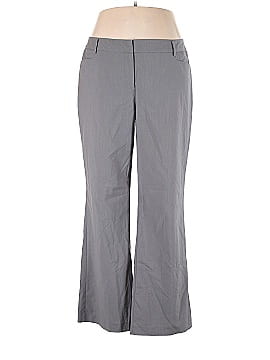 Woman Within Solid Gray Leggings Size 22 (1X) (Plus) - 56% off