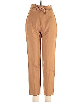 LEITH NWT Camel Paperbag Ankle Length Pants Plus Size 1X Business Casual  Stretch