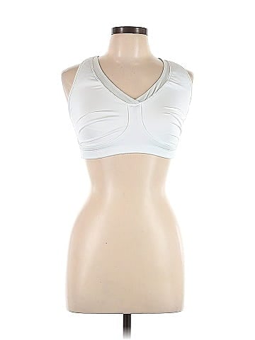 Athleta 100% Polyester Ivory Sports Bra Size XL (38D) - 55% off