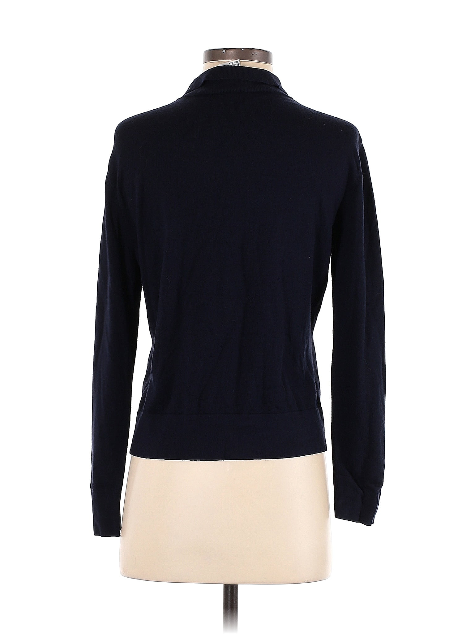 J.Jill Color Block Solid Navy Blue Pullover Sweater Size XS (Petite) - 68%  off