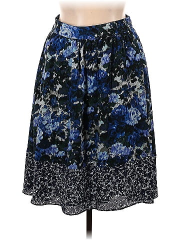 Adrianna Papell 100 Polyester Floral Multi Color Blue Casual