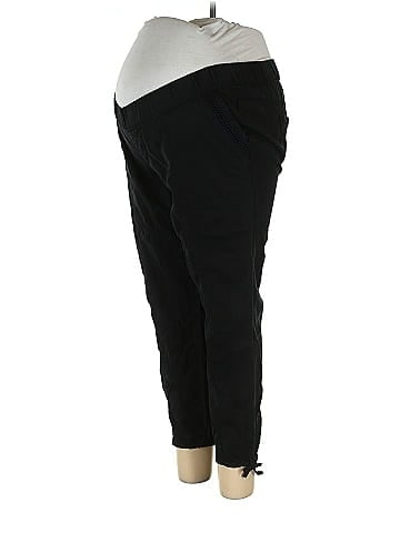 Jessica Simpson Maternity 100% Lyocell Solid Black Casual Pants