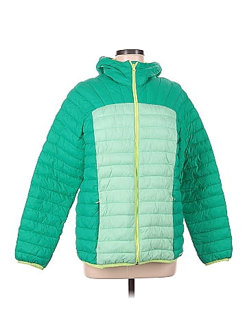 Lands end outlet green coat