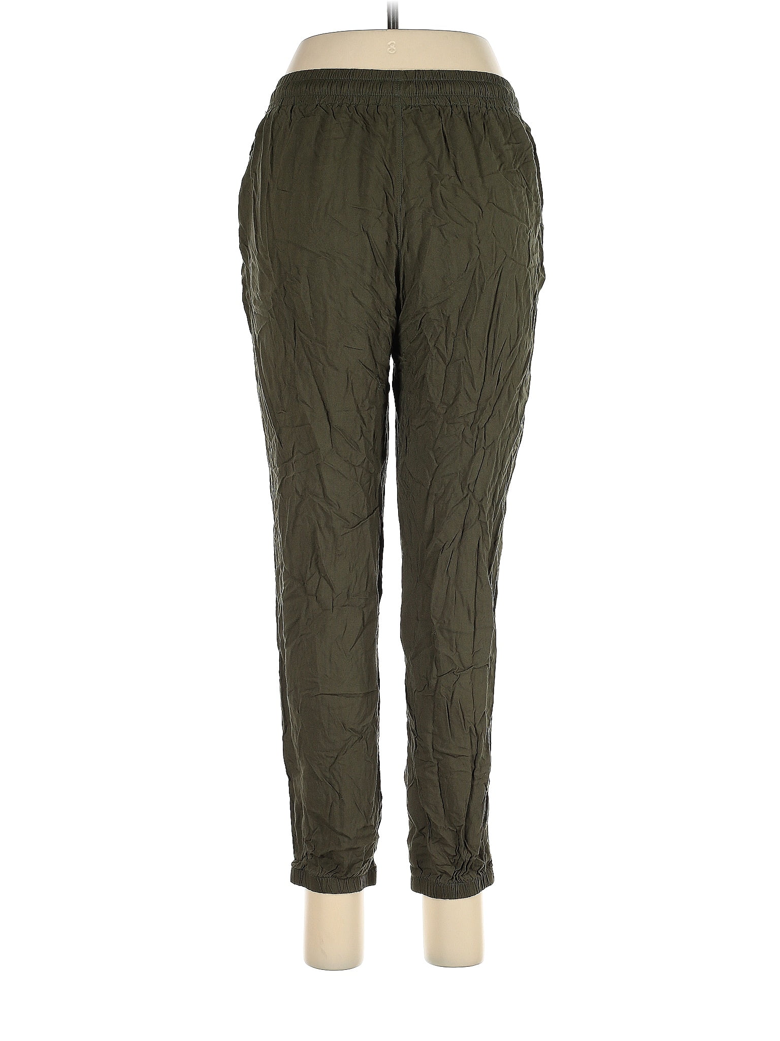 A New Day Solid Green Casual Pants Size 14 - 37% off