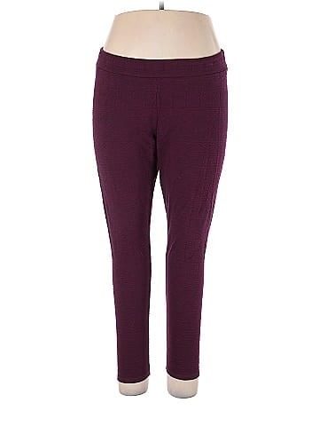 American Eagle Outfitters Maroon Burgundy Leggings Size XXL - 60