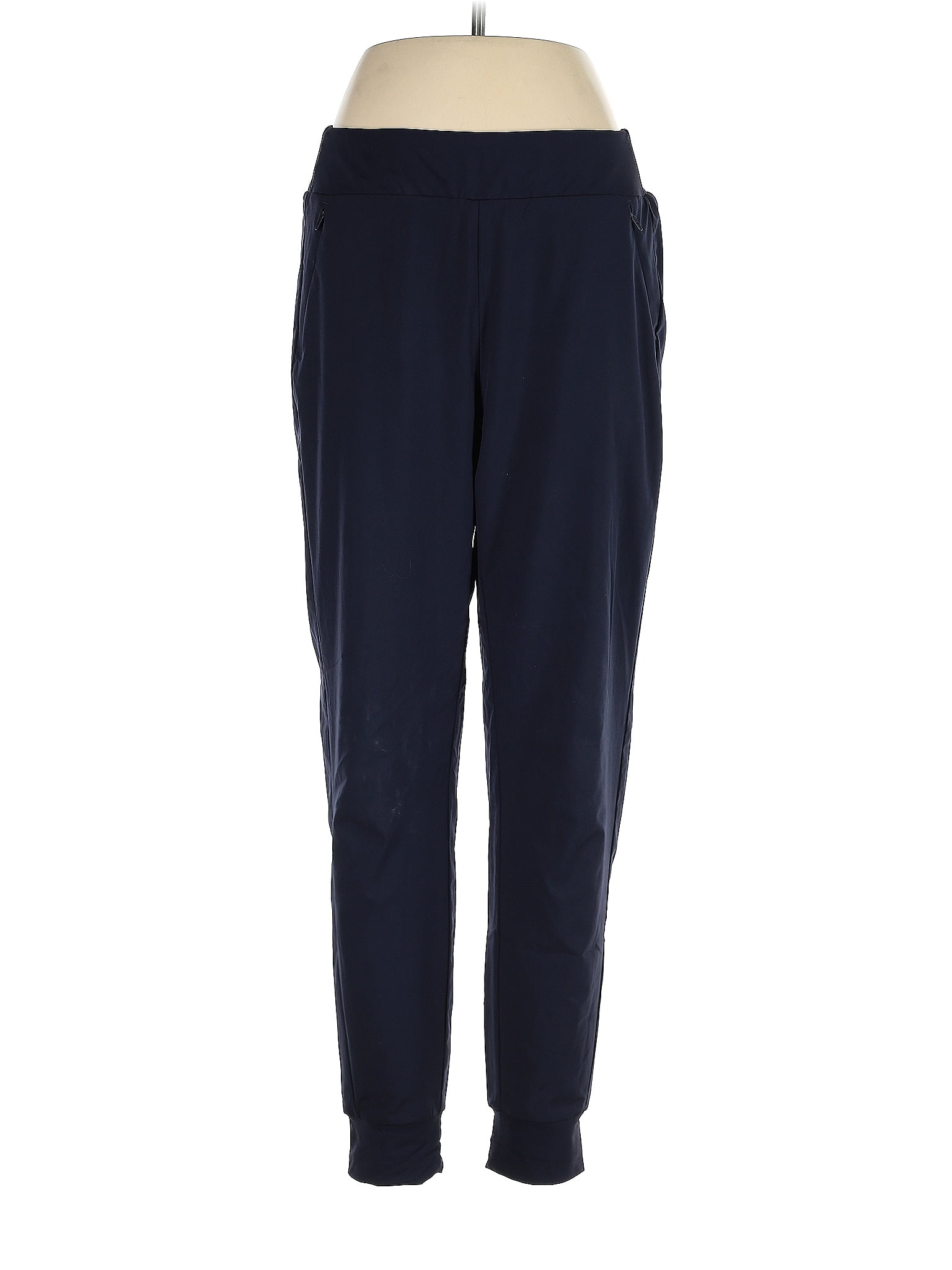 Crz Yoga Solid Navy Blue Active Pants Size 8 - 58% off