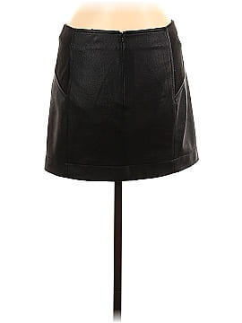 BCBGMAXAZRIA Faux Leather Skirt (view 2)