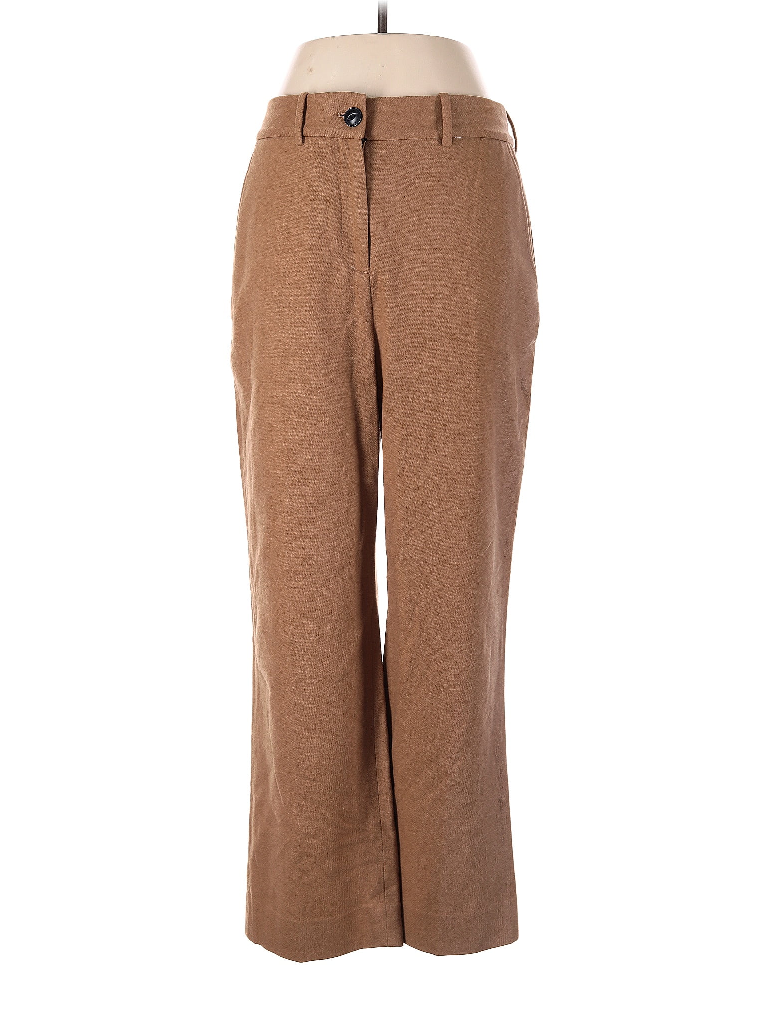 Rag & Bone Solid Brown Wool Pants Size 6 - 77% off