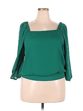 By & By 3/4 Sleeve Blouse (view 1)
