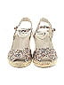 ABEO 100% Leather Silver Wedges Size 10 - photo 2