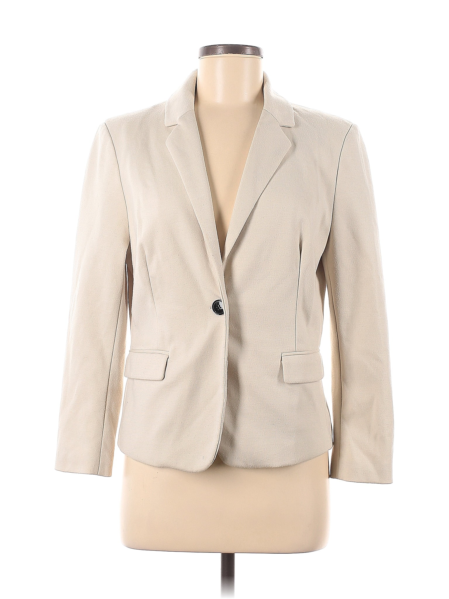 Jules & Leopold Solid Ivory Blazer Size M - 73% off | ThredUp