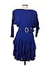Betsy & Adam Blue Cocktail Dress Size 11 - 12 - photo 1
