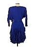 Betsy & Adam Blue Cocktail Dress Size 11 - 12 - photo 2