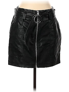 Topshop Faux Leather Skirt (view 1)