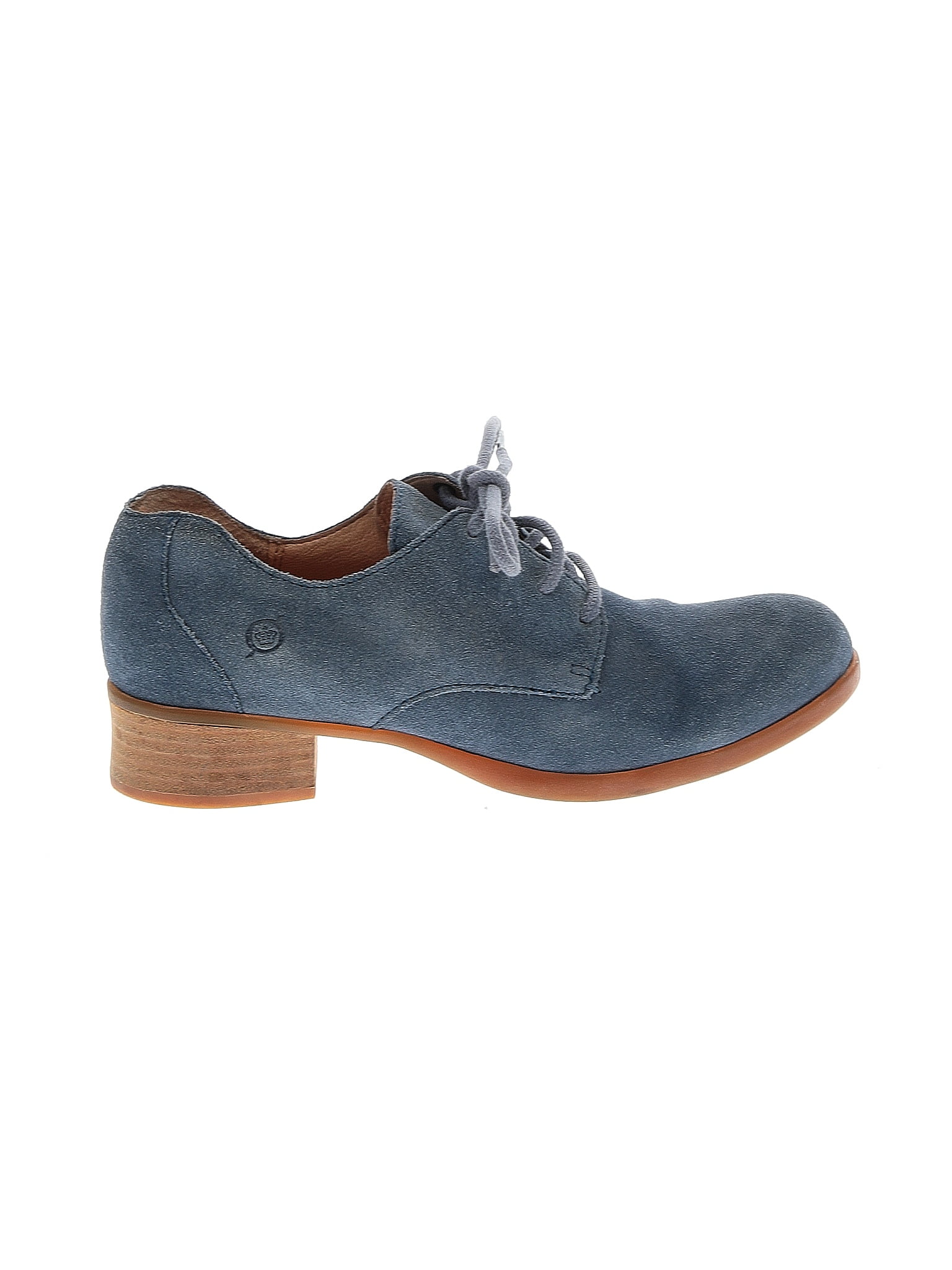 Born Handcrafted Footwear Solid Blue Heels Size 7 - 64% off | ThredUp