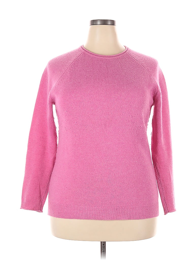 Click to view more detailed imagery on our partner's website Pre-owned Tabitha Webb Wool Pullover Sweater In Pink
