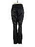 Express 100% Spandex Black Faux Leather Pants Size 8 - photo 2