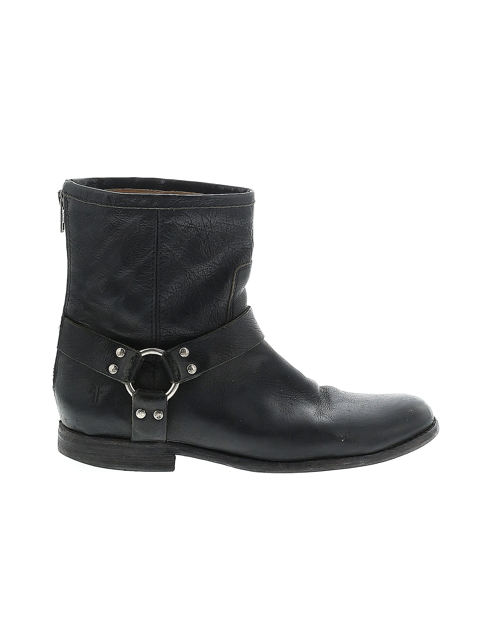 FRYE 100 Leather Solid Black Boots Size 10 73 off ThredUp