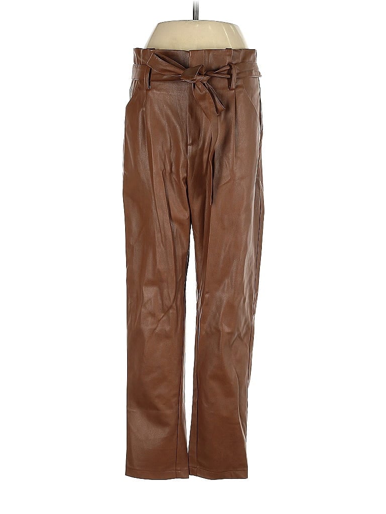 Click to view more detailed imagery on our partner's website Pre-owned Lucy Paris Faux Leather Pants In Brown