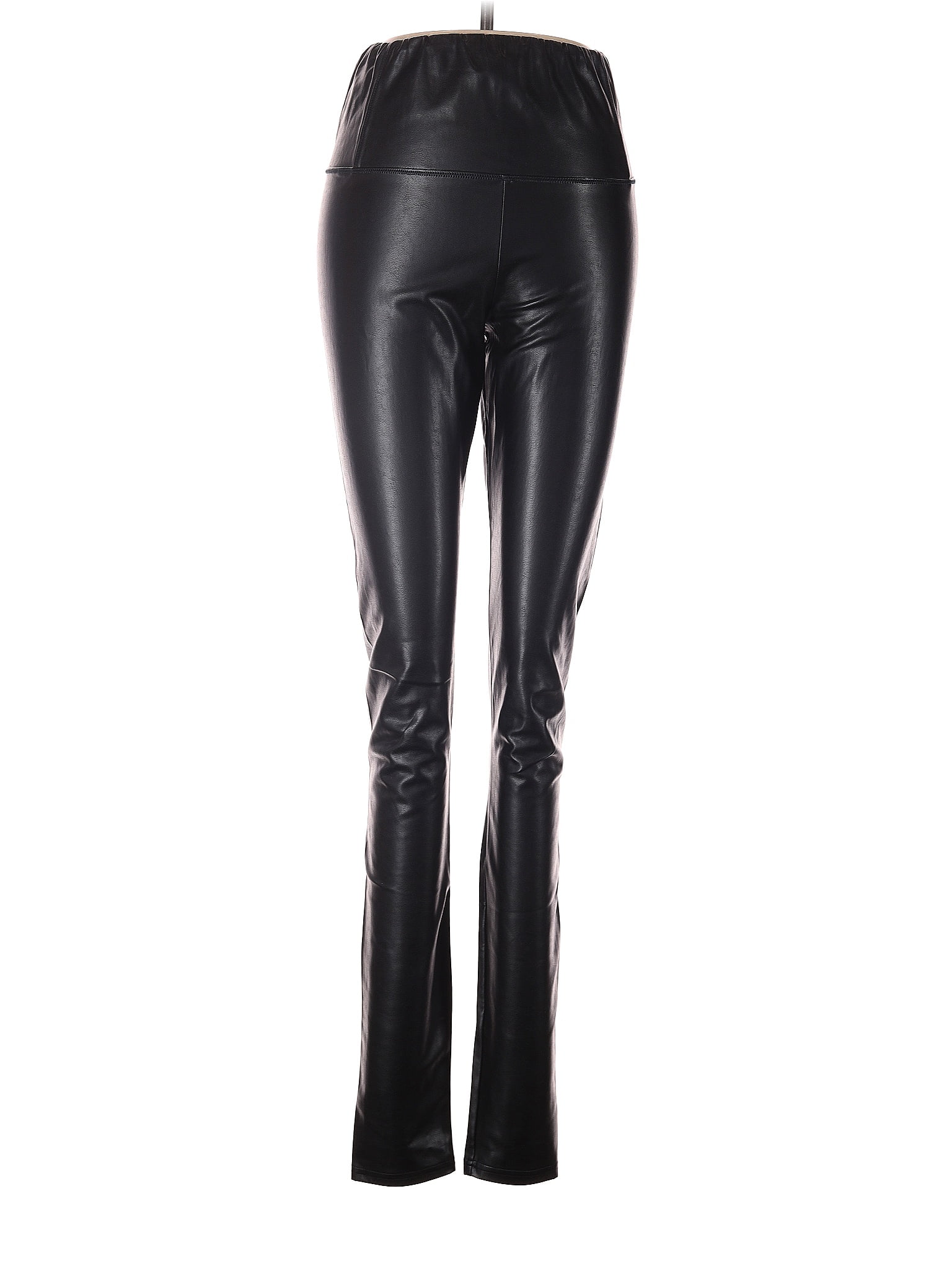 Wilfred Free Solid Black Faux Leather Pants Size M 71% off ThredUp