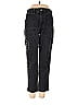 Sundry Tweed Animal Print Black Jeans Size 25 waist - photo 1
