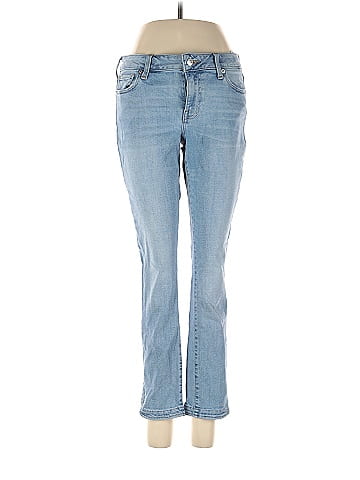 Lucky Brand Solid Blue Jeans Size 4 - 72% off