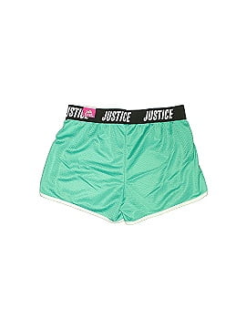 JUSTICE Girls Blue, Green Athletic Running Shorts with Liner Size